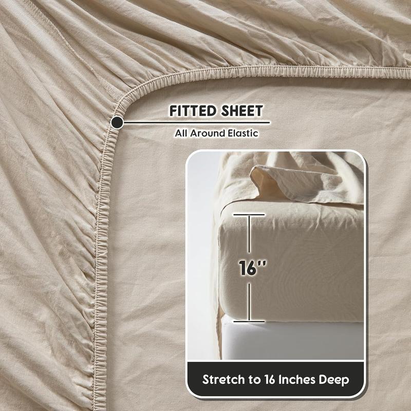 French Linen Sheet Set